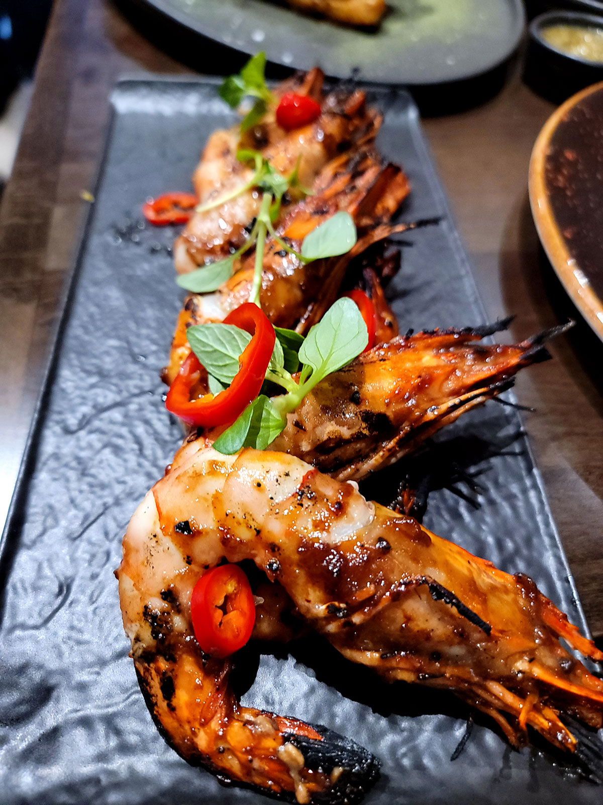 A picture of seafood closeup