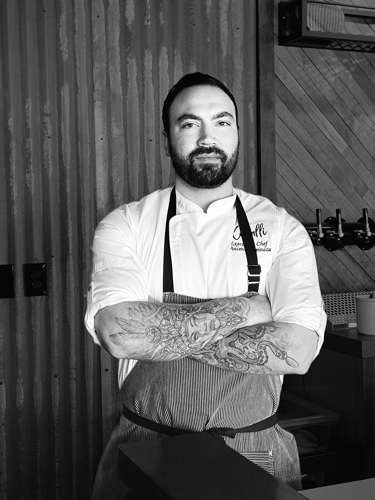 A picture of executive chef Vincent Espinoza